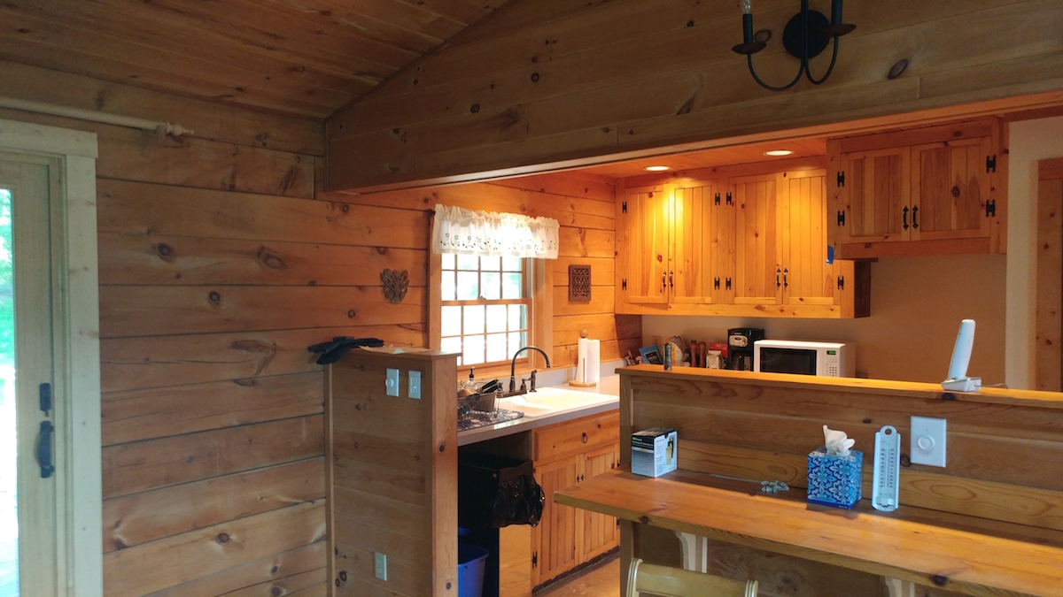 Log Cabin Home Kitchen & Master Bath Remodel 1
